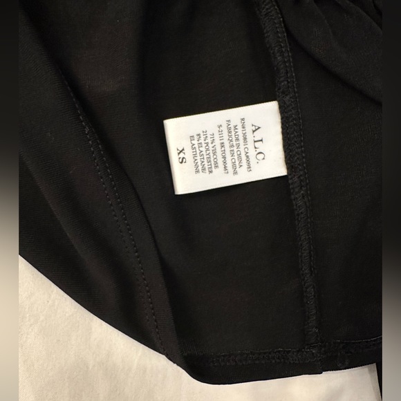 A.L.C Anne top black XS - Picture 7 of 9